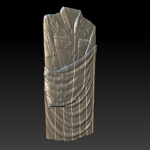 011.jpg 3D STL-MODELL Fahne und Hemd