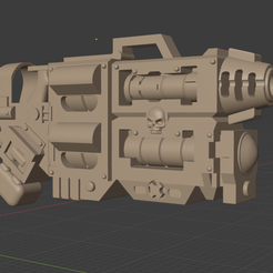 Screenshot_363.png Download STL file Heavy Gravity Cannon for your devastating space bois • Design to 3D print, Artherius