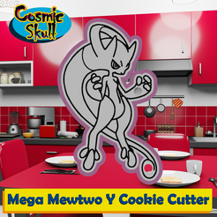 150-M-Mewtwo-Y-2D.png Fichier STL Découpeur de biscuits Mega Mewtwo Y・Objet pour impression 3D à télécharger