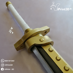 derflinger3.png STL-Datei Derflinger-Schwert・3D-Druckvorlage zum Herunterladen