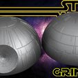 3.jpg STL file Death Star Grinder・Model to download and 3D print