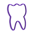 tooth.stl Tooth Cookie cutter