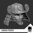 18.png Samurai Trooper Head for 6 inch action figures