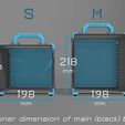 boxcomparison_innerdimension_komp.jpg Hobby ProBox - portable & modular transport system for painting miniatures (82 STL files)