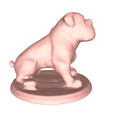 model-1.png Bulldog dog figurine