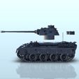 4.jpg Panzer V Panther Ausf. A (damaged) - WW2 German Flames of War Bolt Action 15mm 20mm 25mm 28mm 32mm