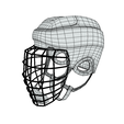 8.png Low Poly Hockey Helmet