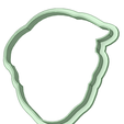 Contorno.png Tupac cara cookie cutter