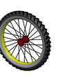 front-tire.jpg Modern Bicycle (Source file) with full assembly