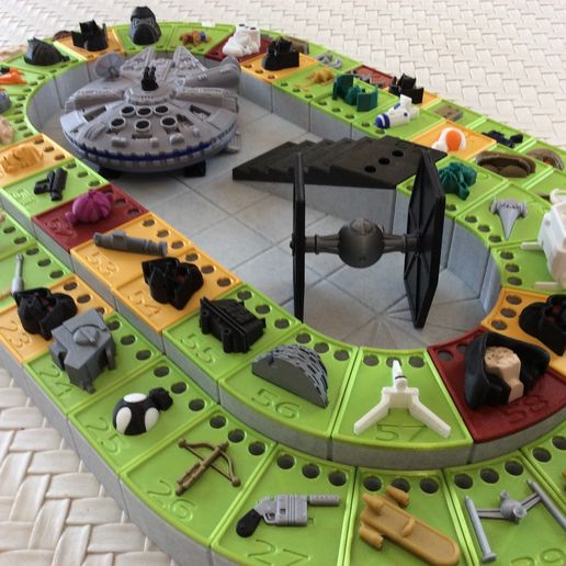 IMG_7389.JPG JOGO DE TABULEIRO 3D STAR WARS (GANSO)