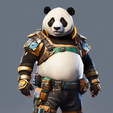 a-photograph-of-a-costume-of-a-panda-for-a-male-ch.png Panda skin Fortnite charactere Model 3D