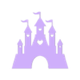 CASTILLO REL.STL Topper Princess + Castle Medallions - STL