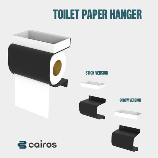 Toilet Paper Hanger - 3D model önizlemesi