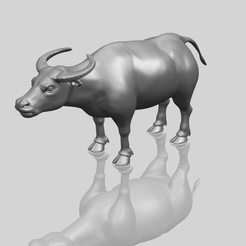 TDA0745_Bull_05-Buffalo_01A00-1.png Бесплатный 3D файл Bull 05 - Buffalo 01・3D-печатная модель для скачивания