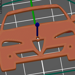 147fl_key_promo.png STL file Alfa Romeo 147 facelift silhouette key・Model to download and 3D print