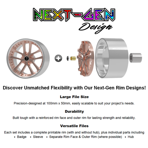 Next-Gen-Rim-Page.png Next-Gen Felge - Lotus Elise OEM - Echte Felgen für Scale-Modellautos (STL-Dateien)