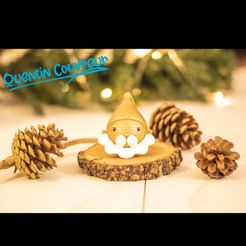 Pere_Noel01.jpg STL file Santa Claus crochet style・3D printer design to download