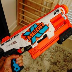 3D file Nerf Rival Helios - Shotgun front Attachment 🎲・3D printing  template to download・Cults