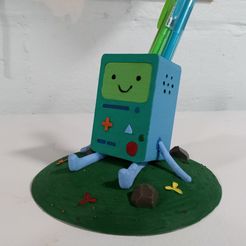 IMG_20230123_153310195.jpg STL file BMO Pencil Holder, Adventure Time・3D printing template to download