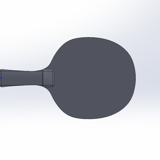 👽 Ping Pong Paddle - Fully Editable CAD Files | STEP + SolidWorks ...