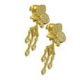07.jpg Unique Diamond Flower Drop Earring