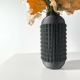 untitled-2059.jpg The Juny Vase, Modern and Unique Home Decor for Dried and Preserved Flower Arrangement  | STL File