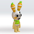 Funny-bunny-looey-l4.png Dandys World Dunny Bunny Looey  3D Model STL  file - 3mf Multicolor  Fanart