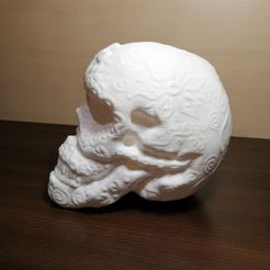 IMG_20191016_091226 - Copie.jpg Télécharger fichier OBJ Mexican skull • Design pour imprimante 3D, moulin3d