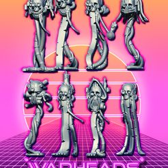 Holy-Mechanical-Decaptiated-Heads!.jpg 3D file Holy Mechanical Decaptiated Heads!・Model to download and 3D print