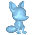 model.png Cute baby fox low poly