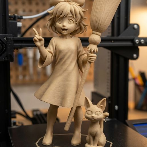 📦 Kiki - Delivery Service | 3D Diorama with Jiji・Arquivo STL