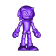 Sonic_V2.stl Archivo STL Flexi Sonic The Hedgehog - Print In Place - Sin soportes・Modelo para descargar e imprimir en 3D