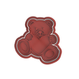 Bear-V2.png Bear Cookie Cutter for Valentine