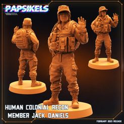 720X720-human-colonial-recon-member-jack-daniels.jpg Archivo 3D MIEMBRO DEL RECONOCIMIENTO COLONIAL HUMANO JACK DANIELS・Objeto de impresión 3D para descargar