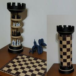 final2.jpg Archivo 3D Juego de ajedrez Caja torre・Plan de impresión en 3D para descargar