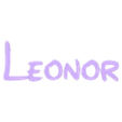 leonor.stl 50 Names with Disney letters