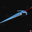 001c.jpg SHANG CHI Weapon - Death Dealer Kunai - Marvel Legend Comics 3D print model