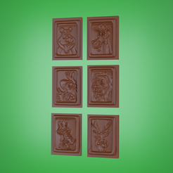 chocolatinas.png Fichier STL CHOCOLATS DE LA JUNGLE・Plan pour impression 3D à télécharger