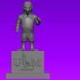 ghjghjj.jpg University of Louisiana at Monroe mascot statue - 3d model print
