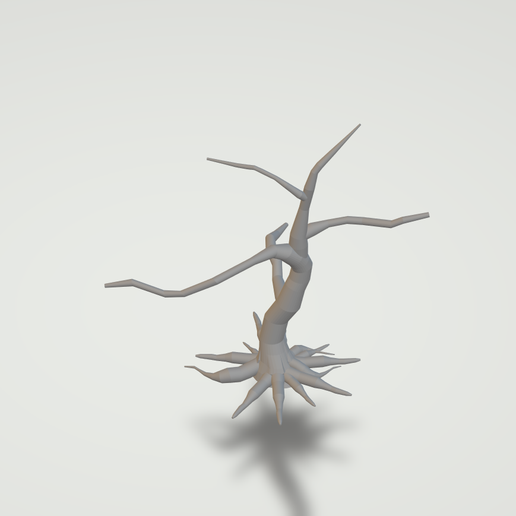 Download STL file low poly dead tree • 3D print design ・ Cults