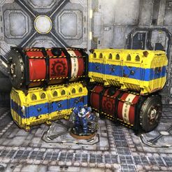 DIY - Liquid Cargo Space Container - WH40k