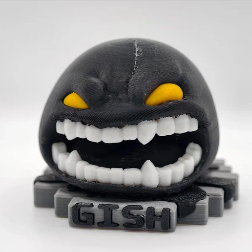 👹 Gish Figure (Multi-Color, NO AMS)・Free 3D File for ・Cults