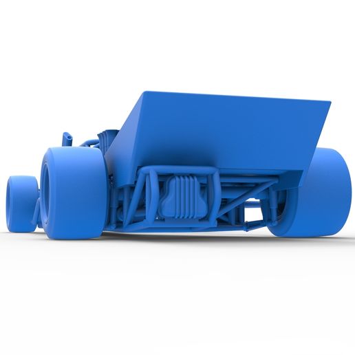 64.jpg Diecast Supermodified rear engine race car Version 2 Scale 1:25