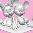 21.jpg Mickey and Minnie mouse for 3d print STL