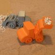 Chargeuse_02.jpg 3D file Wheel Loader - Print-in-Place・3D print design to download