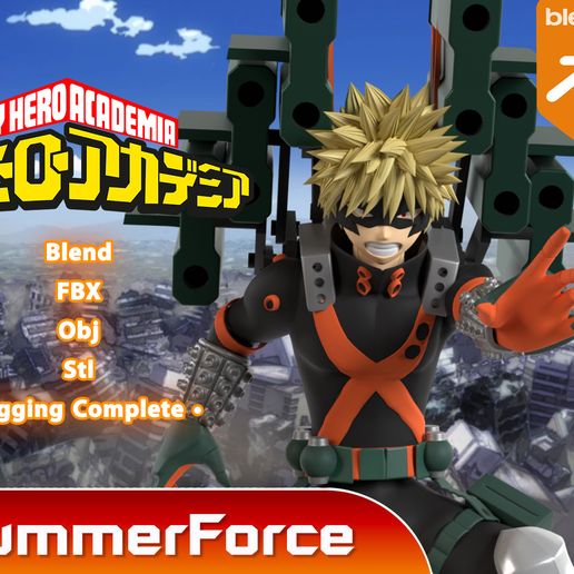 僕のヒーローアカデミア Katsuki Bakugo Strafe Panzer Jump GIGA STRAFE PANZER My Hero Academia Katsuki Bakugo