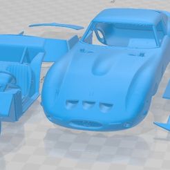 Ferrari-F250-GTO-1962-Partes-1.jpg 3D file Ferrari F250 GTO 1962 Printable Car・3D print object to download