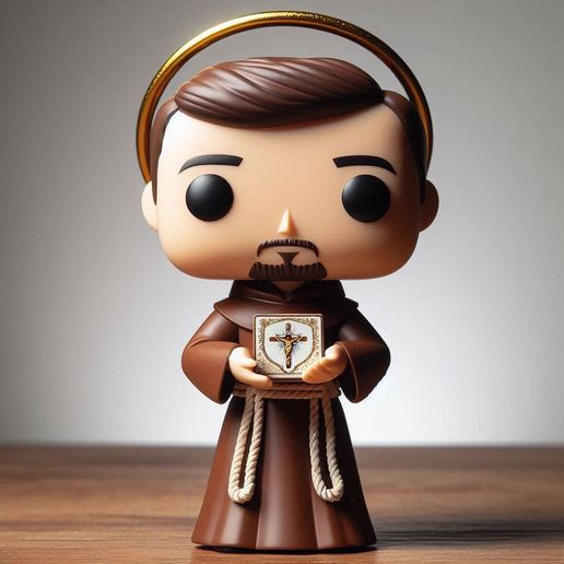 28-Frei-Galvão.jpeg Funko Pop - 28 - Frei Galvão (SacroFunkos)
