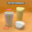 4.png Free 3D file 3D Printable Mini Trash Can for Car and Office Use・3D print design to download
