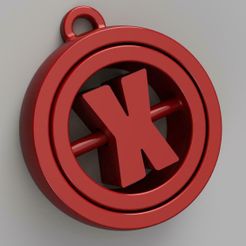 KEYCHAIN_-_Star__Gyroscope_2023-Sep-04_05-46-26PM-000_CustomizedView25861059378.jpg STL file x rotating gyroscope keychain・3D printable design to download